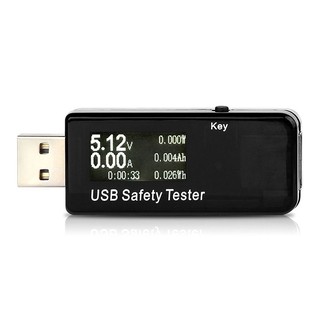 1PCS USB 安全安全測試儀 LED 數字電壓表電流表電池容量指示器電壓功率計