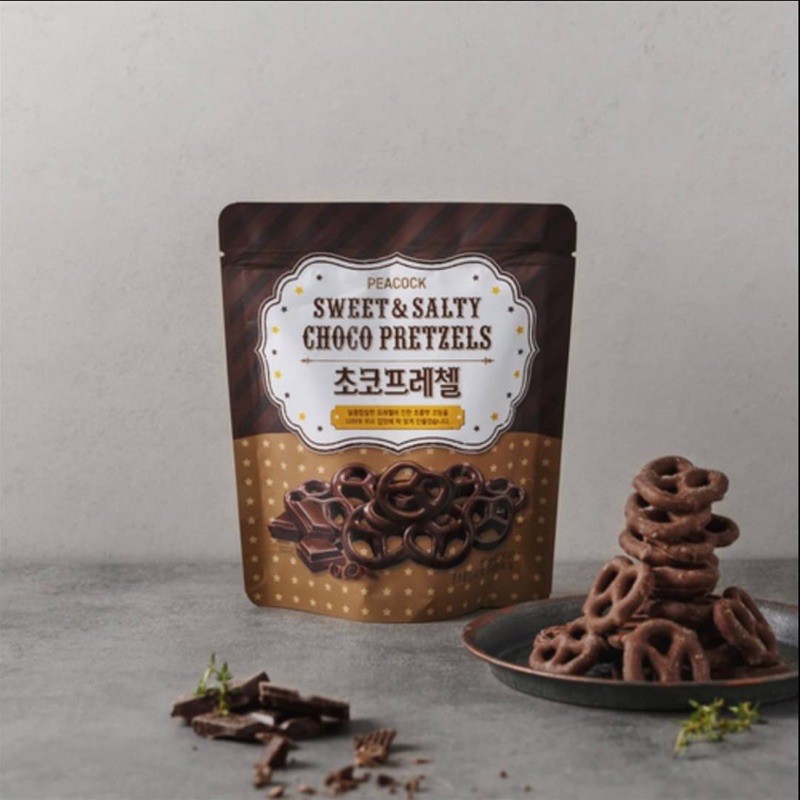 韓國peacock 巧克力蝴蝶餅 蝦皮購物