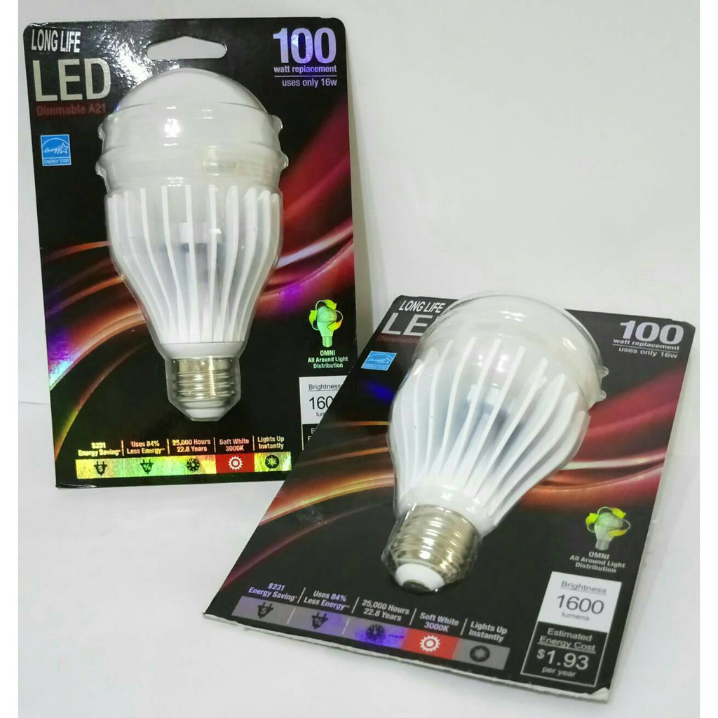 ❄挖挖寶☸️FEIT 16W LED 燈泡 可調光 黃光 高亮度 球泡燈 自然光 全電壓 大功率 居家照明 舞光 螺口