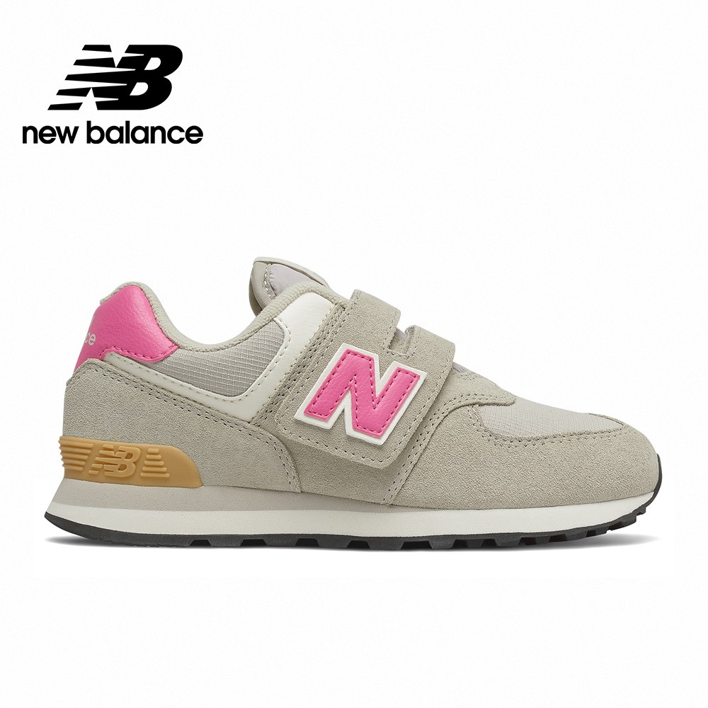 【New Balance】 NB 童鞋_中性_奶茶色_PV574ME2-W楦 574