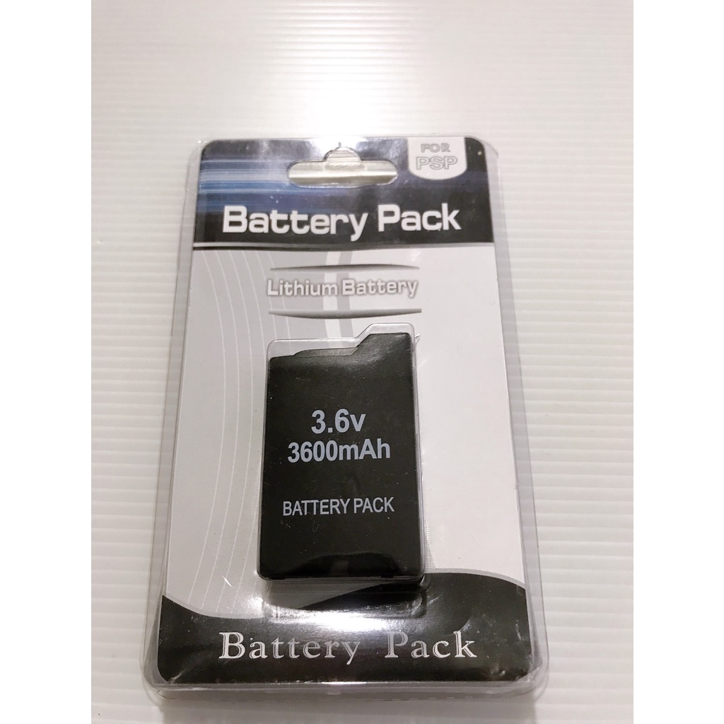 (免運) 新 索尼 SONY PSP主機 副廠 厚鋰電池 PSP-3007 機 3.6v厚機 充電電池 厚機 電池原盒