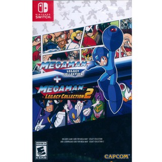 NS SWITCH 洛克人 傳奇合輯 1+2 英日文美版 Mega Man Legacy【一起玩】(現貨全新)