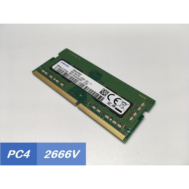 筆電記憶體 SAMSUNG DDR4 8G / PC4-2666V / SO-DIMM / DDR4