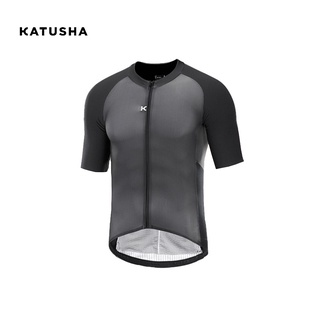 KATUSHA AERO 低風阻系列 男款春夏短車衣-灰黑