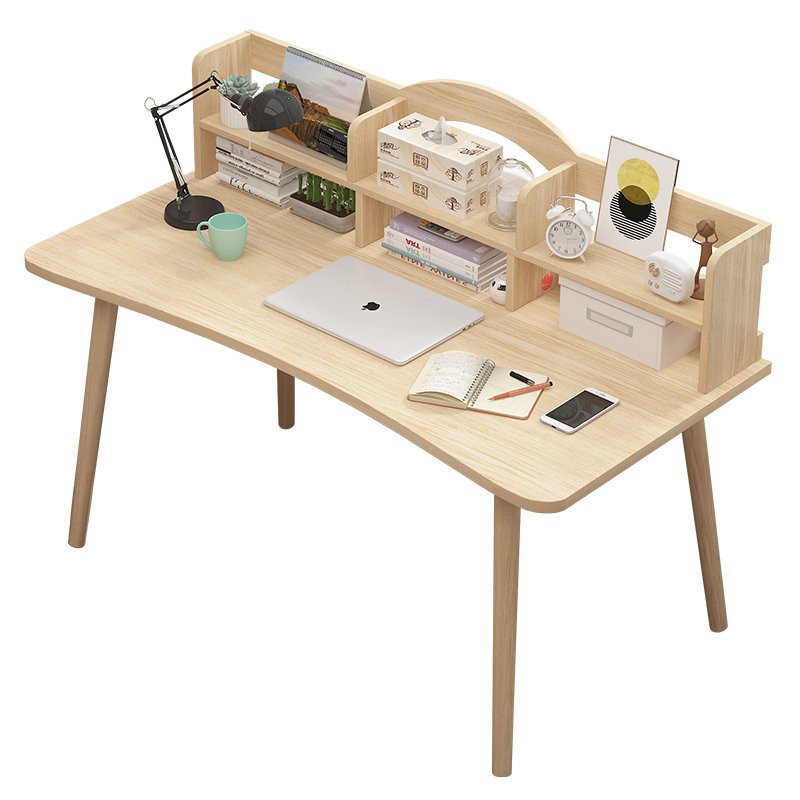 電腦桌臺式臥室學生書桌書架組合家用簡易寫字學習小桌子簡約租房
