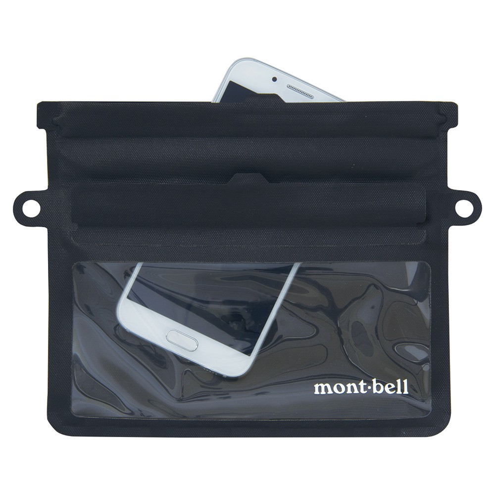 【mont-bell】1133114 手機防水袋 12 x 19 cm 防水錢包 防水收納袋 BK 黑 GDOG 桔