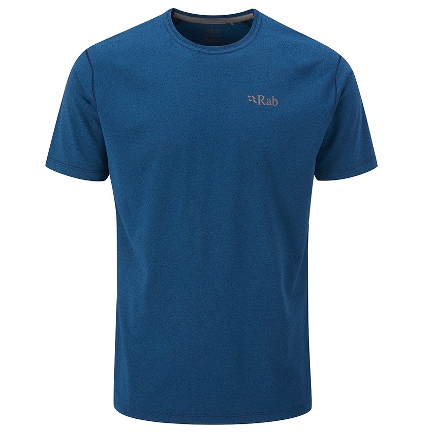 【RAB】男款 Mantle 夜落藍 快乾短袖 QBL-11 短T T恤 露營 旅遊 戶外 運動 休閒