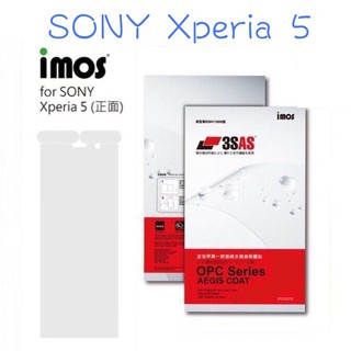 免運 iMos 3SAS系列保護貼 SONY Xperia 5 (6.1吋) 正面 背面