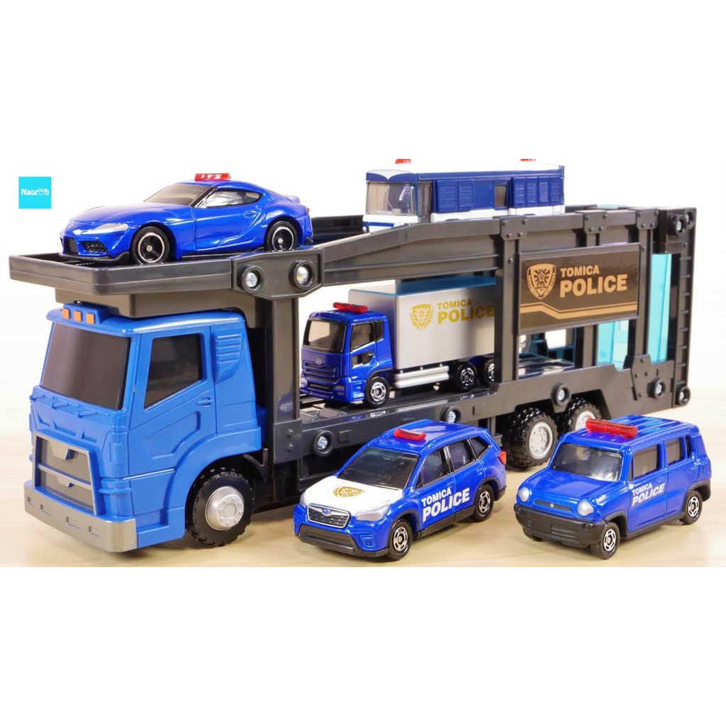 【菊池媽咪】 TOMICA 出動! TOMICA警察運輸車組(附小車)  多美小汽車