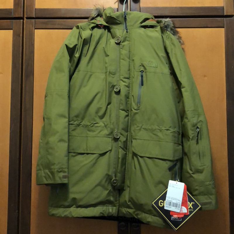 The north face gore-Tex 長版防水羽絨外套 800fill power
