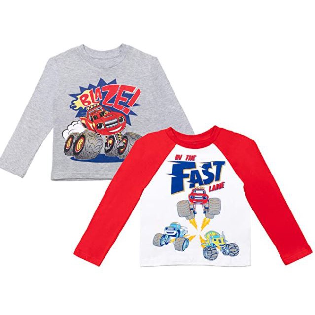 ❤️正版❤️美國 Blaze and the Monster 飆速 旋風戰車隊 兒童 上衣 T SHIRT 2-12T