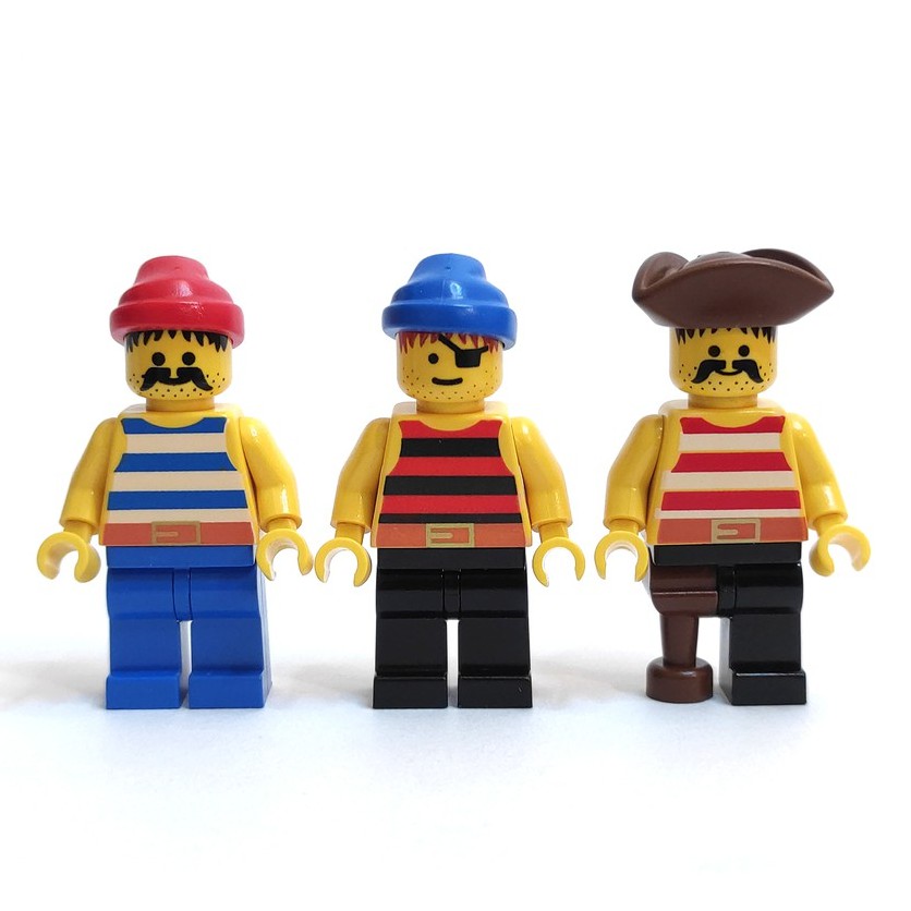 ☢️玩物喪志 1990年代 LEGO樂高 經典海盜人偶組 （絕版海盜船長經典太空人二手磚散磚老人偶科技武器配件零件黑紅