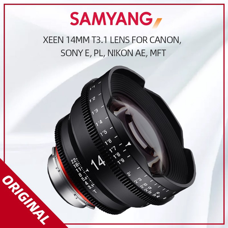 Samyang 14mm T3 1 Lens For Canon Sony E Pl Nikon Ae Mft 蝦皮購物