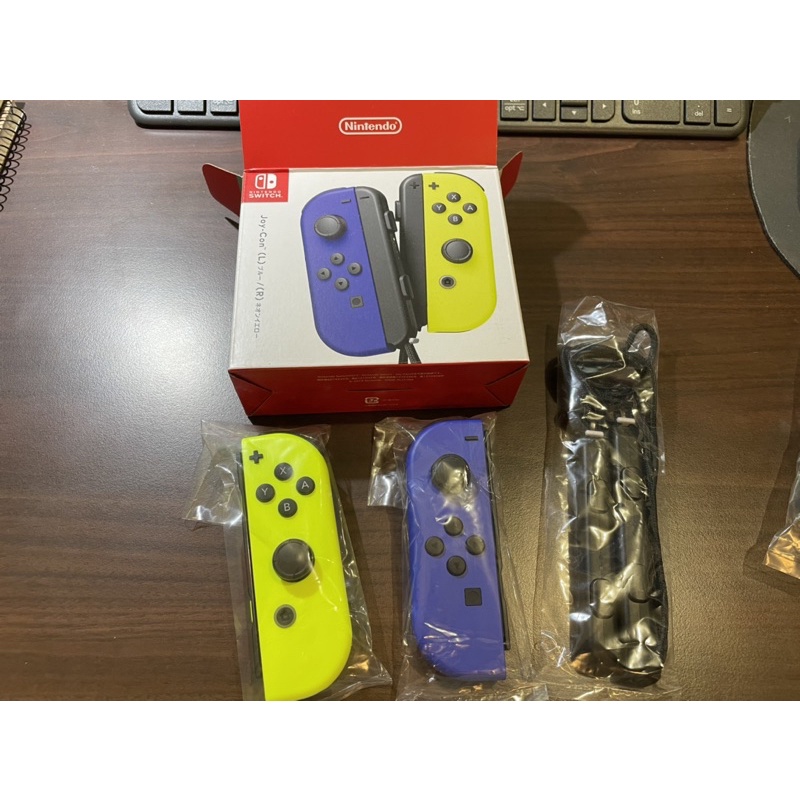 （二手）Nintendo SWITCH Joy-Con左右把手 黃藍（台灣公司貨）