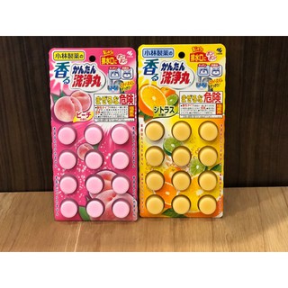 水金鈴小舖 MK 日本 小林製藥 排水管 消臭 洗淨丸 蜜桃香/柑橘香 L
