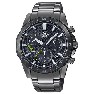 CASIO 卡西歐 EDIFICE 太陽能 賽車計時 黑殼腕錶 EQS-930DC-1A