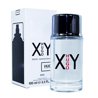 ☆MOMO小屋☆ Hugo Boss XY 情鬥初開 男性淡香水 100ml TESTER 環保盒有蓋