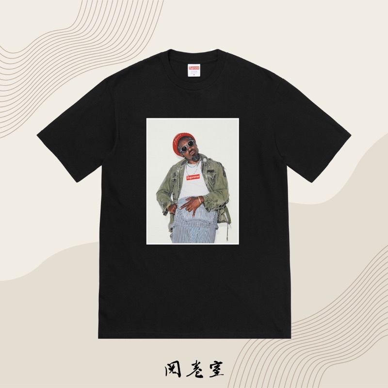 《閱卷室》【現貨】Supreme André 3000 Tee  短袖 上衣 上衣短袖 短袖上衣 短T T恤 衣服