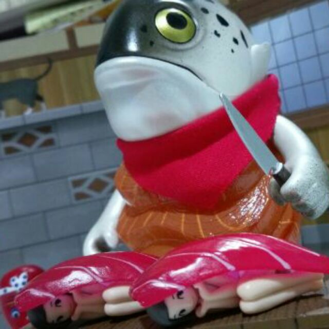 豆芽社長 鮪魚 鮭魚前輩 鮪魚握壽司