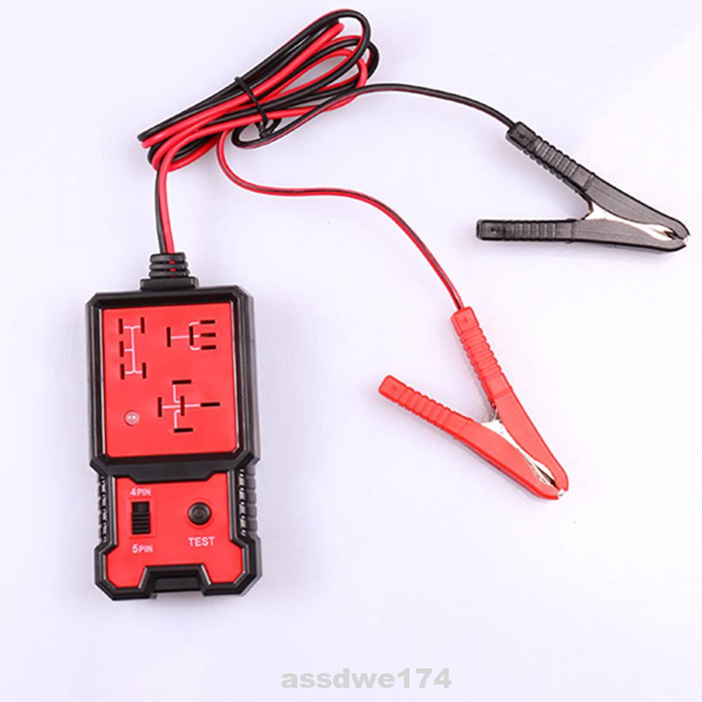電子12v診斷工具汽車led指示器4 Pin 5繼電器測試儀 蝦皮購物