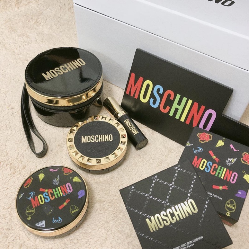 韓國 TONYMOLY×MOSCHINO 限量聯名時尚CHIC SKIN精華氣墊粉餅 粉凝霜粉餅