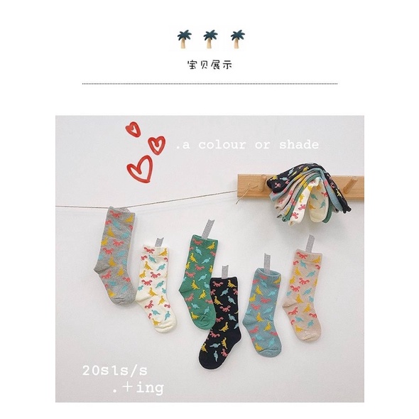 🏷𝐒𝐚𝐥𝐞♡🇺🇸刷卡 恐龍襪子韓國襪子韓國兒童襪子嬰兒襪幼兒園襪子魷魚遊戲 萬聖節 韓國代購 種子樹 Renee