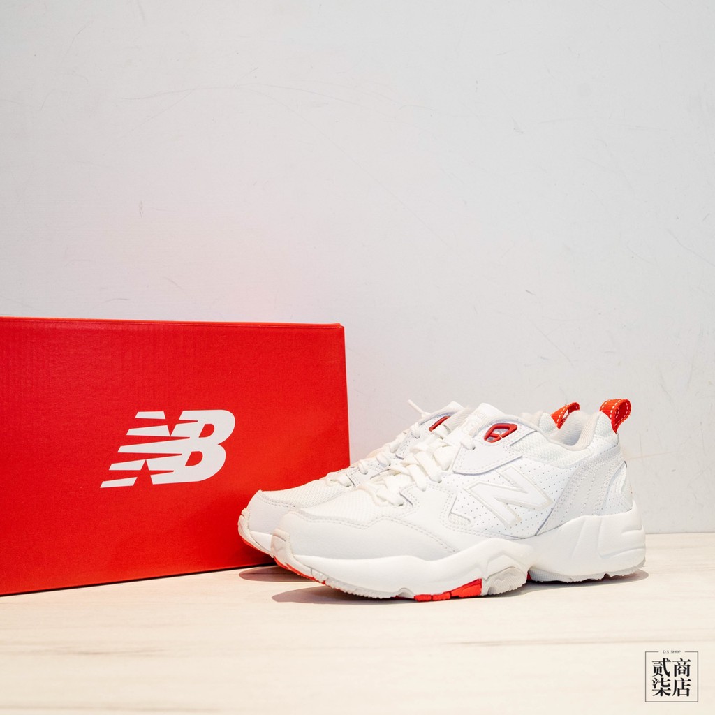 (貳柒商店) New Balance 708 NB708 女款 白色 白紅 老爹鞋 休閒 復古 小白鞋 WX708EC