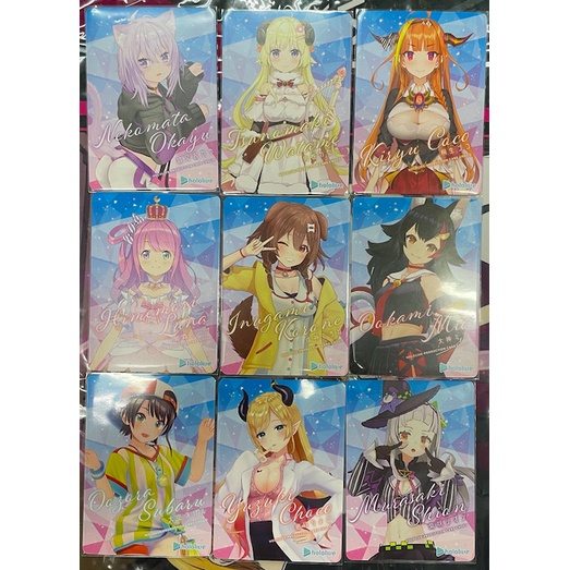 松梅桌遊 第一彈 Hololive 巧克力 收藏卡 食玩卡 單卡 普卡 非閃卡  1期生 2期生 3期生 4期生 0期生