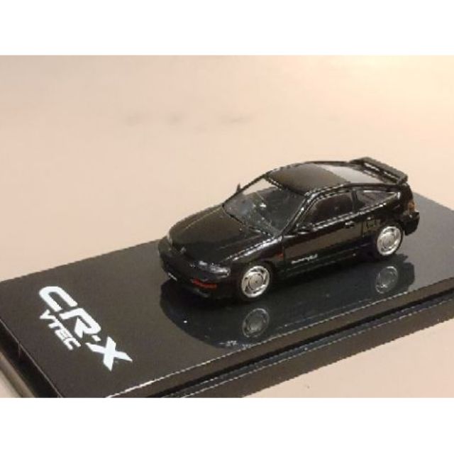 Hobby Japan 1 64 模型車honda Crx Vtec 黑原廠式樣 蝦皮購物