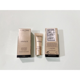 LANCOME 蘭蔻 絕對完美黃金玫瑰修護眼霜3ml 出清110