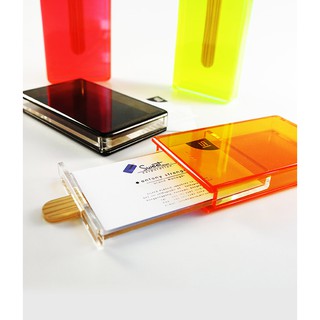 全新-KLEAR POPSICLE NAME CARD CASE 冰棒名片盒