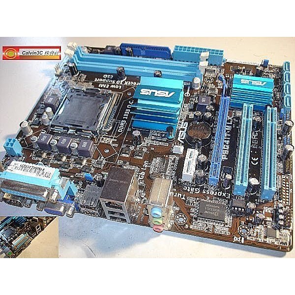 華碩 ASUS P5G41T-M LX 內建顯示 Intel G41晶片 2組DDR3 4組SATA EPU節能快速開機
