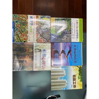 （社工系用書二手）社會學精華版 社會心理學 人類行為與社會環境三版 社會福利行政 社群工作