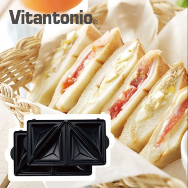 Vitantonio PVWH-10-HT 三明治飛碟烤盤 鬆餅 烤盤