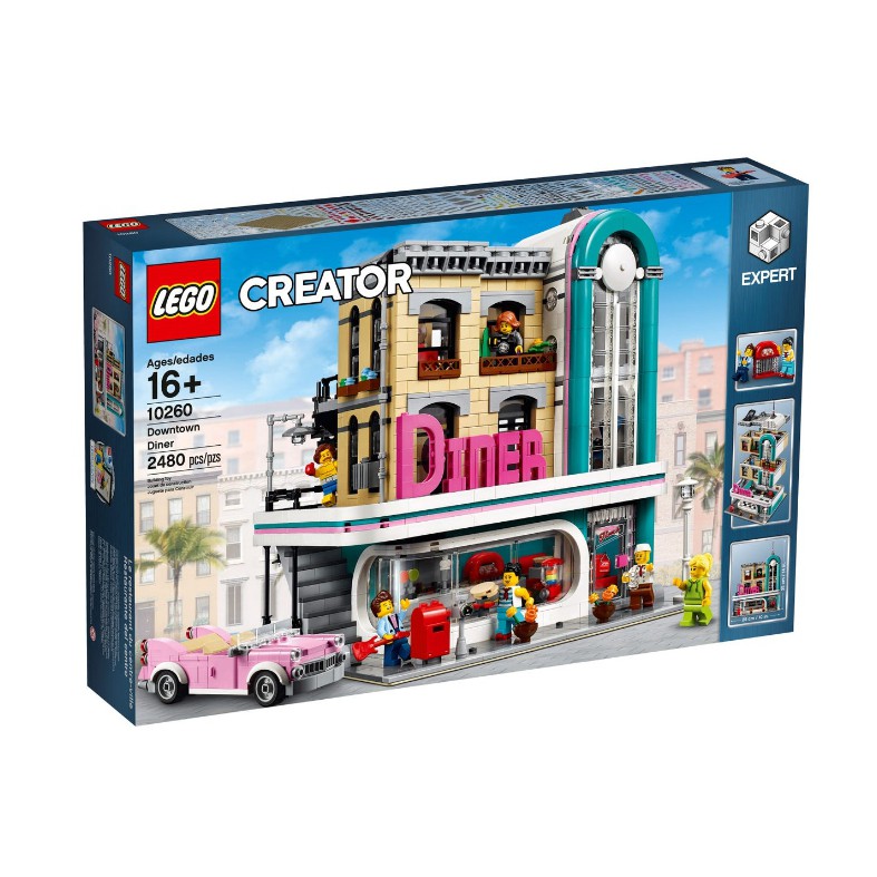 《全新現貨》LEGO樂高CREATOR街景系列10260美式餐廳(原箱兩盒一組)