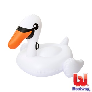 【BESTWAY】巨型天鵝成人充氣坐騎 | 游泳 成人泳圈(臺灣24h出貨)