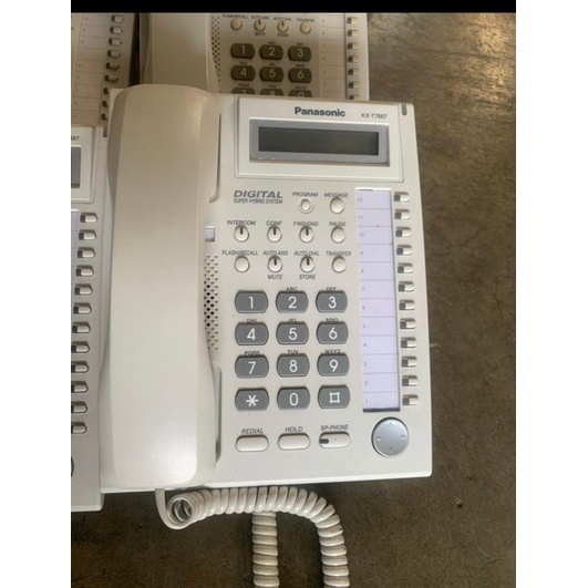 國際二手貨中心-國際牌商用電話 總機話機 Panasonic KX-DT333 24 鍵3行顯示DXDP數字話機交