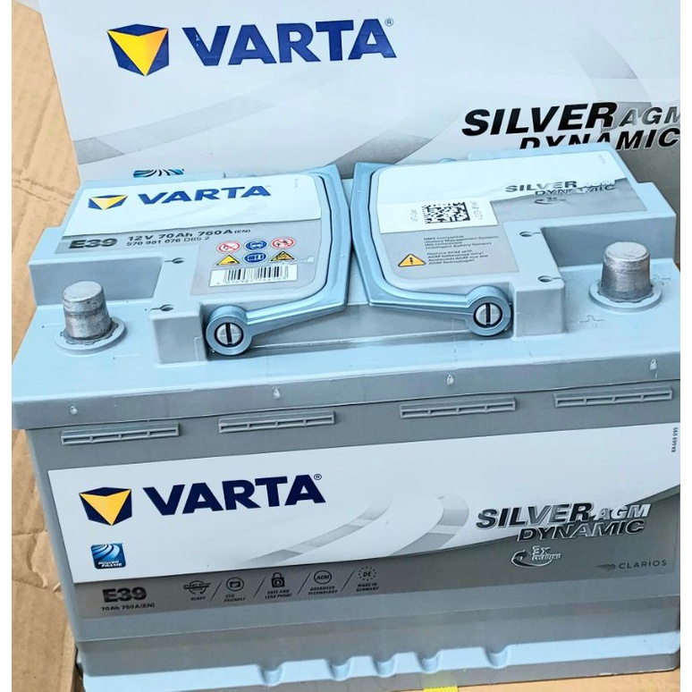 VARTA E39德國製造AGM電池70ah歐規BMW，Benz賓士，Audi，volvo等歐規車款適用