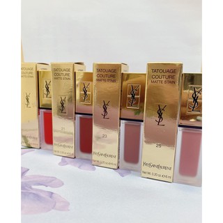 【現貨出清】YSL 聖羅蘭 時尚印記絲絨唇露6ML#01#21#23#25