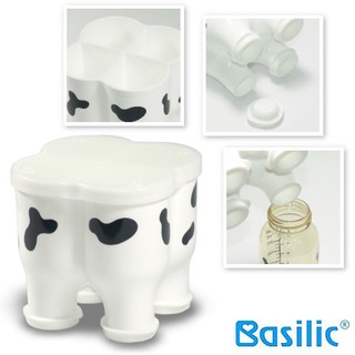 🚗 貝喜力克 Basilic 乳牛奶粉盒 分裝盒 乳牛造型 奶粉外出盒 零食盒 D508