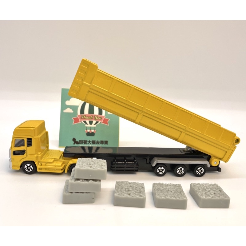 現貨 Tomica #147 長型車 UD Trucks Quon Trailer Dump 超長 砂石車