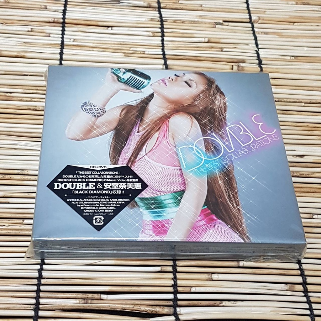 DOUBLE The Best Collaborations 日版 CD+DVD(安室奈美惠) 附原包裝袋/標貼