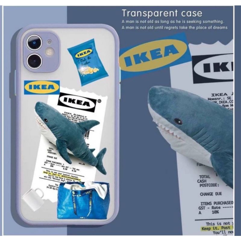 IPhone 7/8 plus  Ikea鯊魚手機殼 質感 磨砂材質