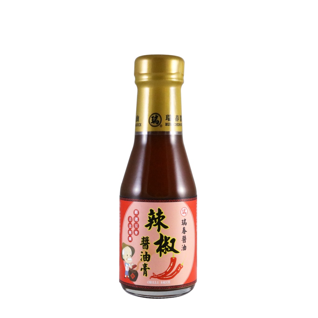 瑞春醬油~高級辣椒醬油膏(純素) 露營必備 小瓶裝150ml