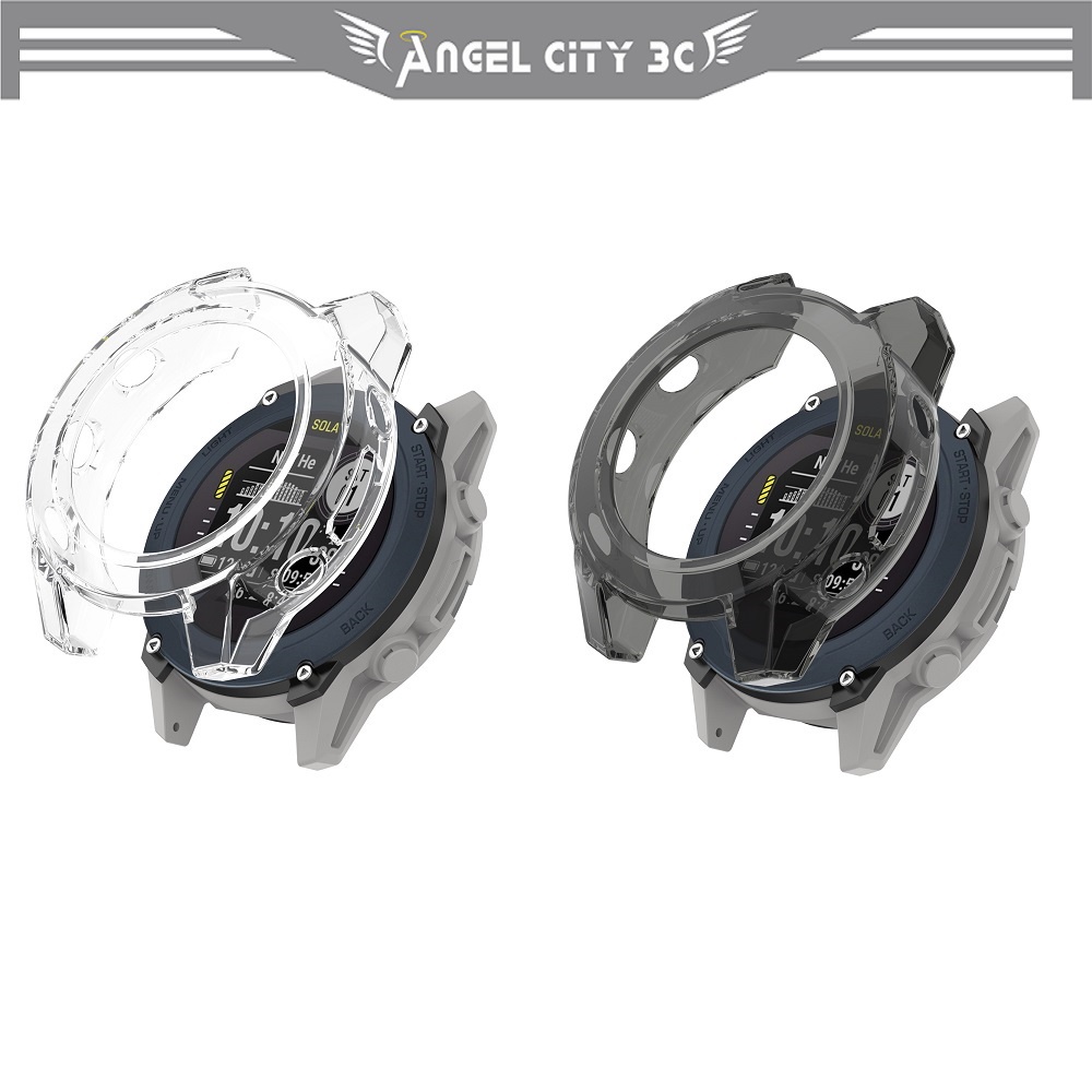 AC【TPU透明殼】Garmin Descent G1 智慧手錶 半包 保護殼 清水套 軟殼