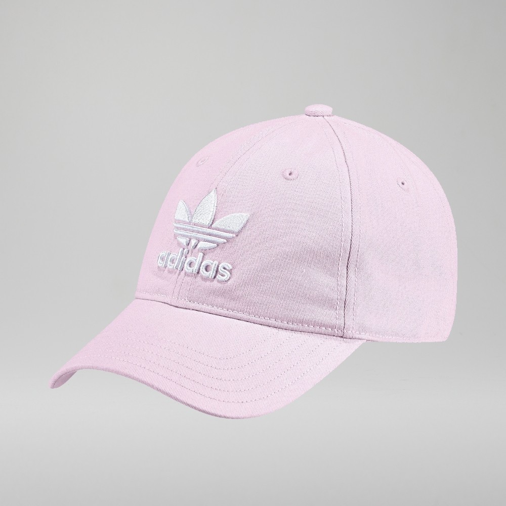 【吉米.tw】現貨 愛迪達 adidas Original 粉色 淺粉 三葉草 logo 老帽 DJ0882 B-6