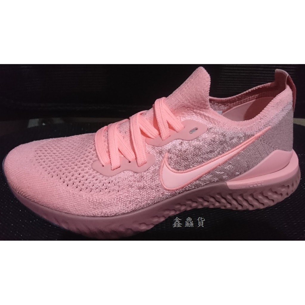 2019 七月 NIKE W EPIC REACT FLYKNIT 2 編織 運動鞋 慢跑鞋 粉 BQ8927-600