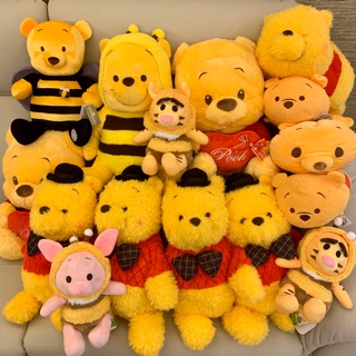 ❤Lika小舖❤維尼熊 日本帶回全新正版景品玩偶布偶娃娃 迪士尼小熊維尼