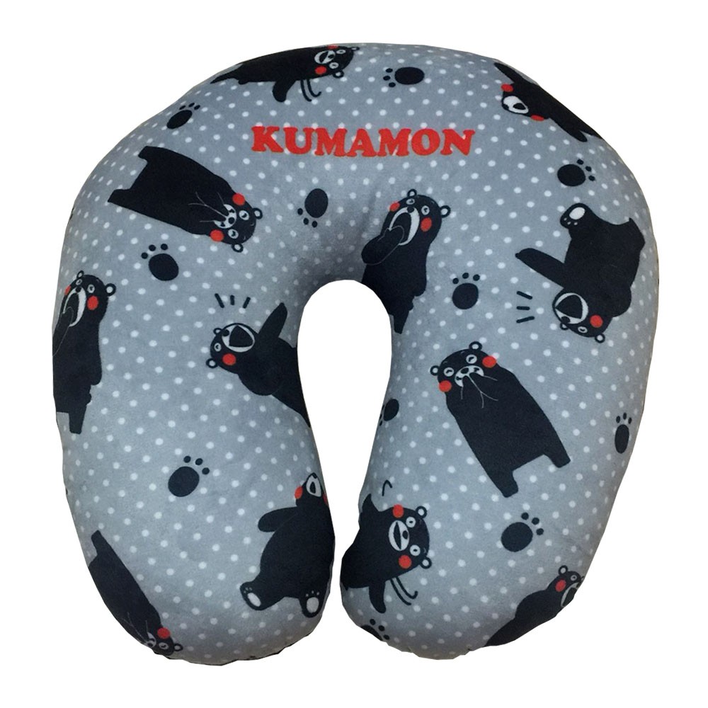 熊本熊KUMAMON U型頸枕 方枕 變形兩用頸枕 U型枕 登機枕 旅行配件