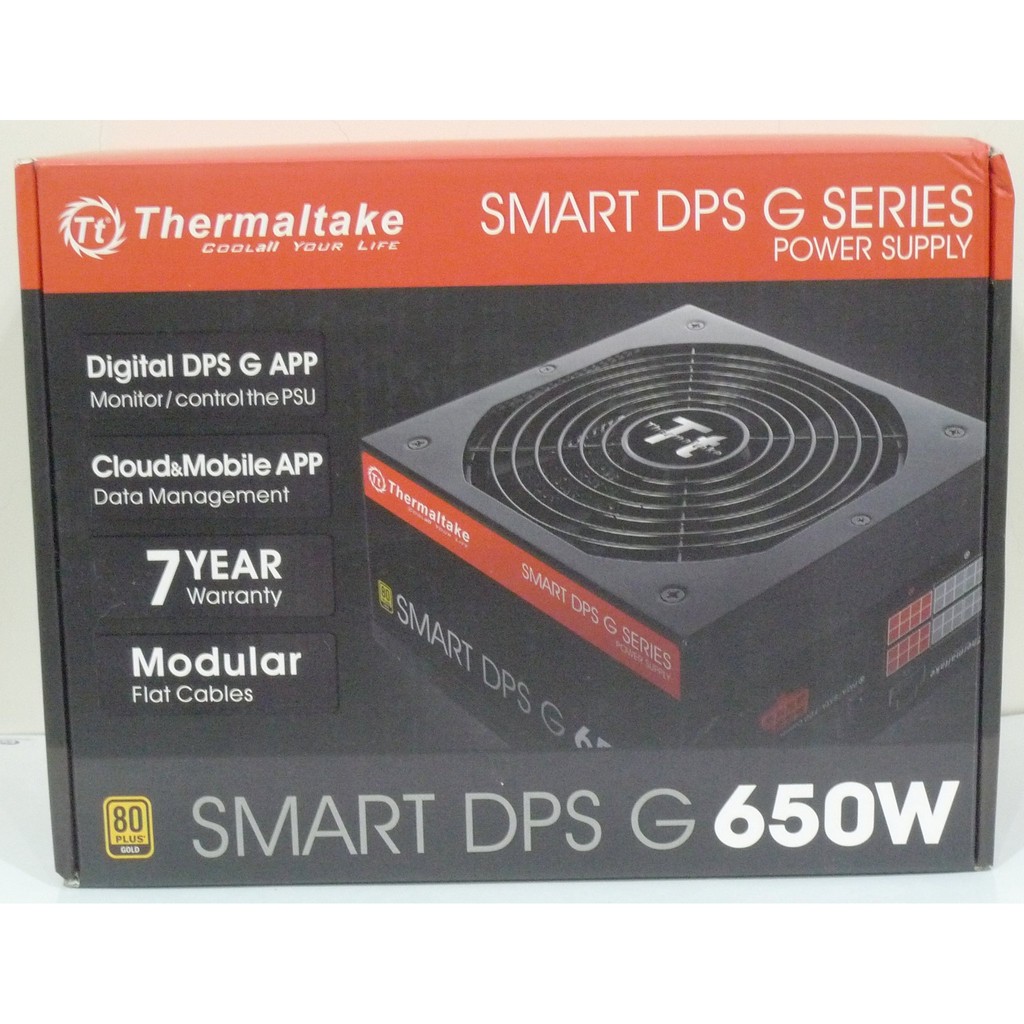 曜越 Thermaltake SMART DPS G 650W金牌認證 電源供應器